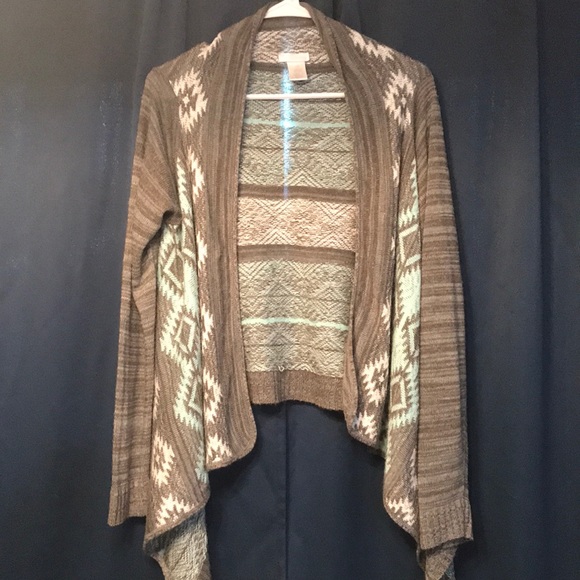 Women’s Aztec print cardigan - Picture 1 of 5